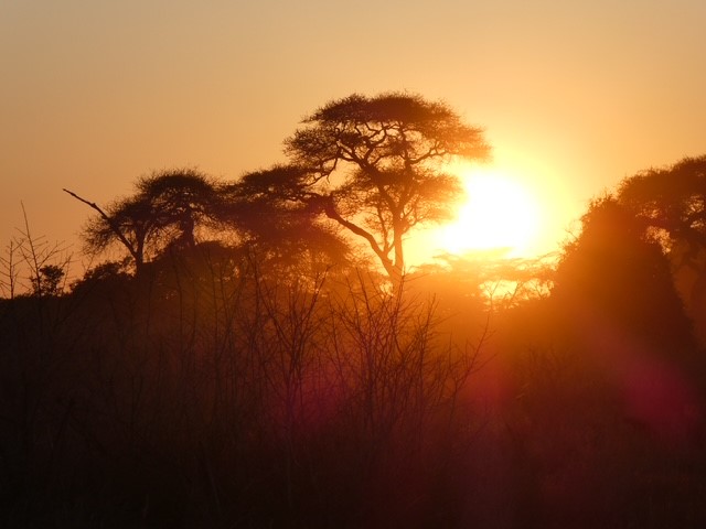Zonsondergang Kenia
