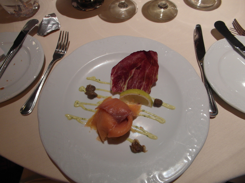 diner aan boord van de MSC Sinfonia